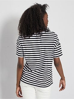 T-shirt à marinheiro 'Mickey' - Kiabi