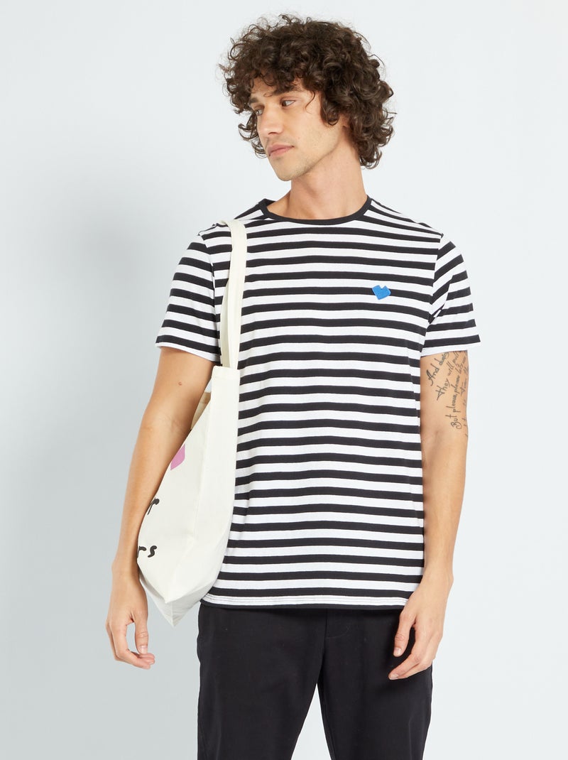 T-shirt à marinheiro S. Valentim BRANCO - Kiabi