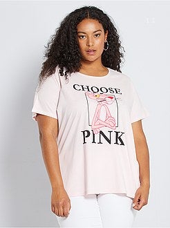 T-shirt 'A Pantera Cor-de-Rosa' - Kiabi