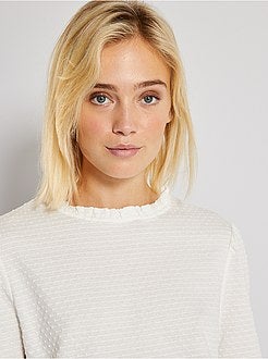 T-shirt a ponto cheio - Kiabi