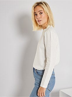 T-shirt a ponto cheio - Kiabi