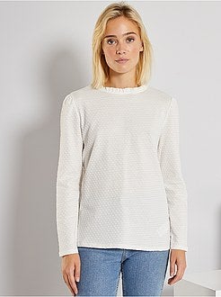 T-shirt a ponto cheio - Kiabi