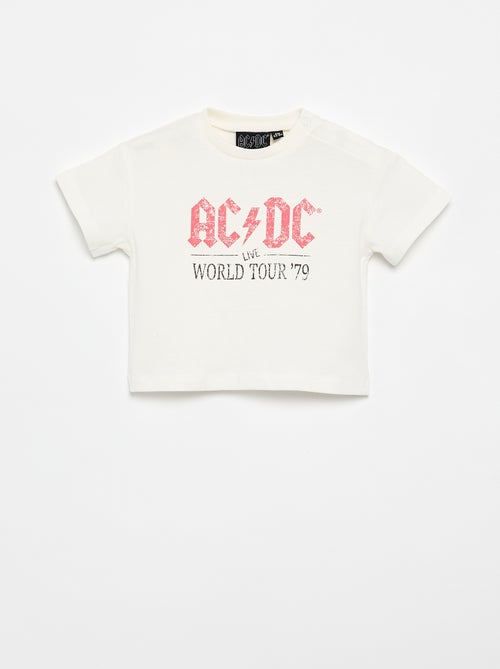 T-shirt \'AC DC\' de manga curta - Kiabi