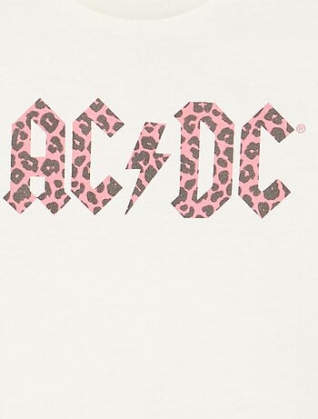 T-shirt 'AC DC' de manga curta