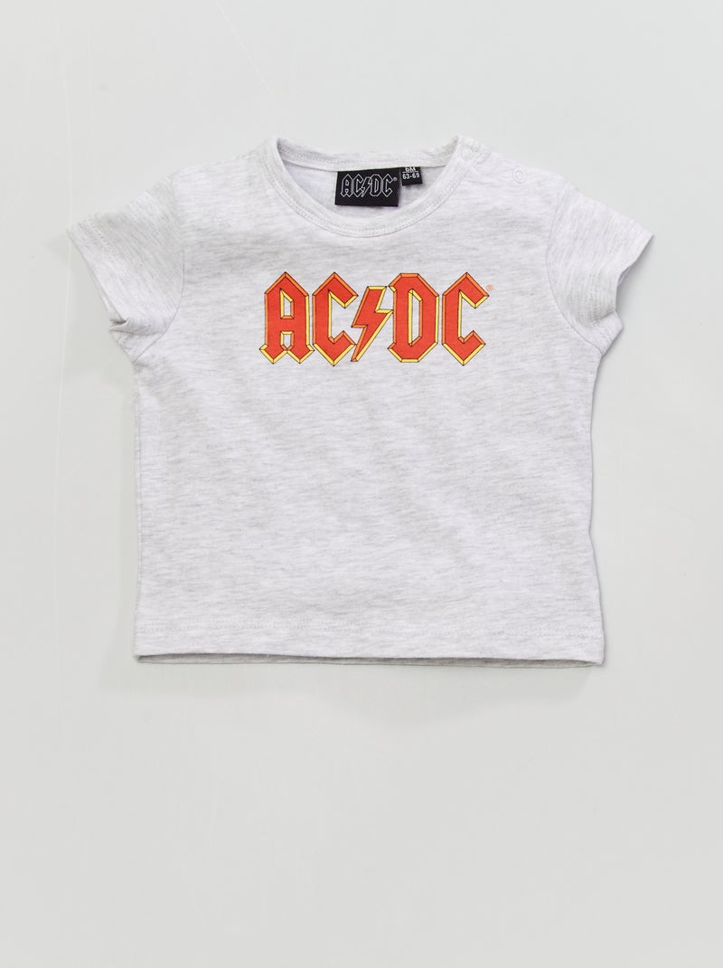 T-shirt 'AC/DC' CINZA - Kiabi
