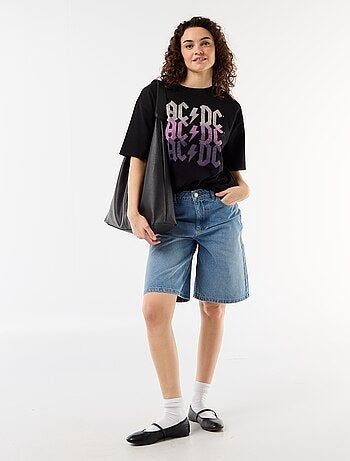 T-shirt "AC/DC" de manga curta