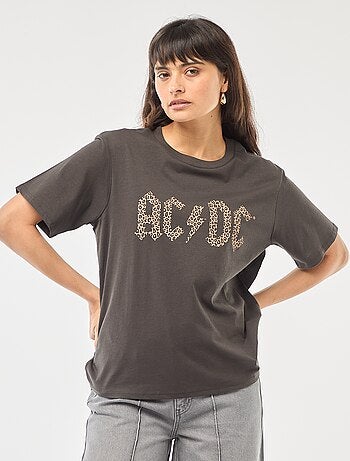 T-shirt 'AC/DC' de manga curta