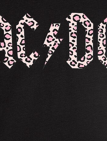 T-shirt 'AC/DC' de manga curta