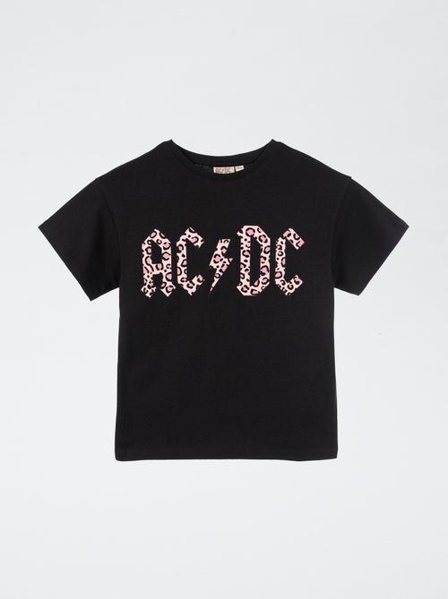 T-shirt 'AC/DC' de manga curta - Kiabi