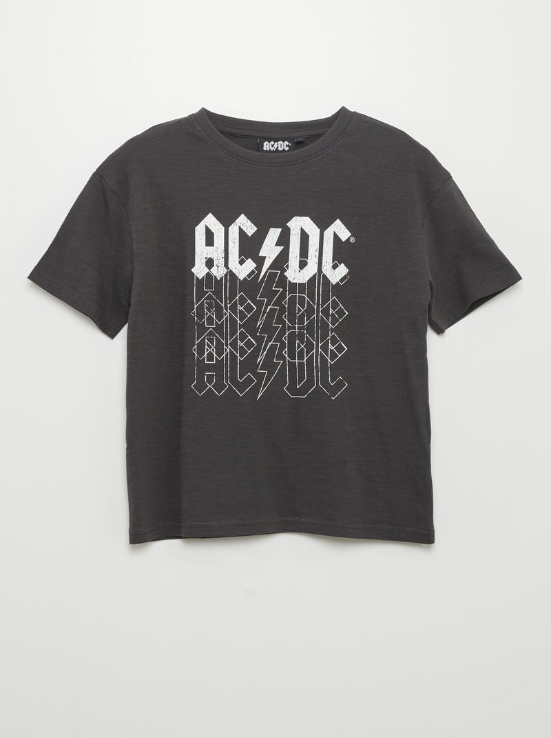 T-shirt 'AC/DC' PRETO - Kiabi
