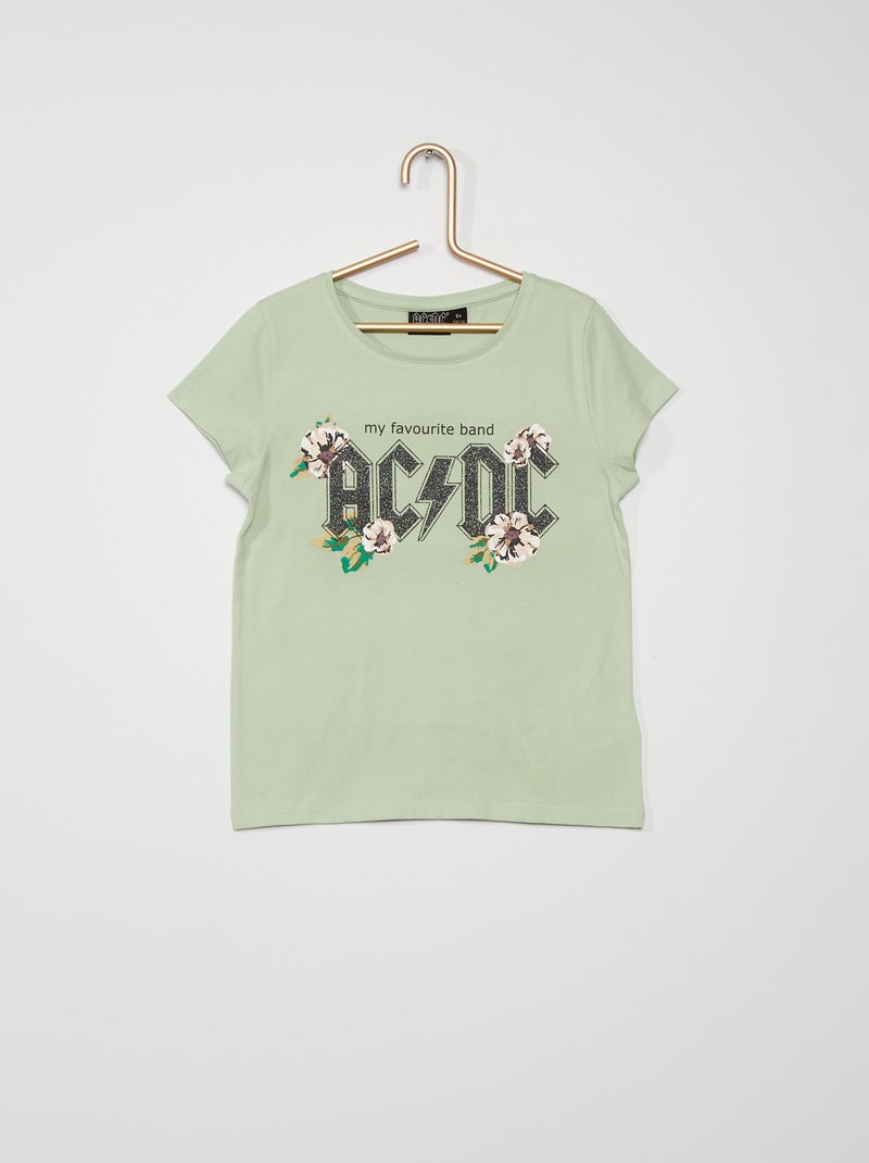 T-shirt 'AC/DC' VERDE - Kiabi