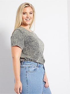 T-shirt acid wash - Kiabi