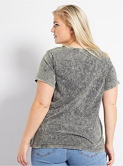 T-shirt acid wash - Kiabi