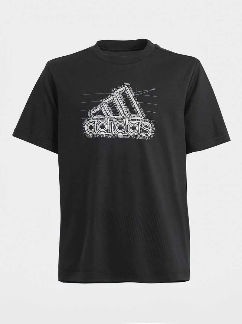 T-shirt 'Adidas' com logótipo grande PRETO - Kiabi