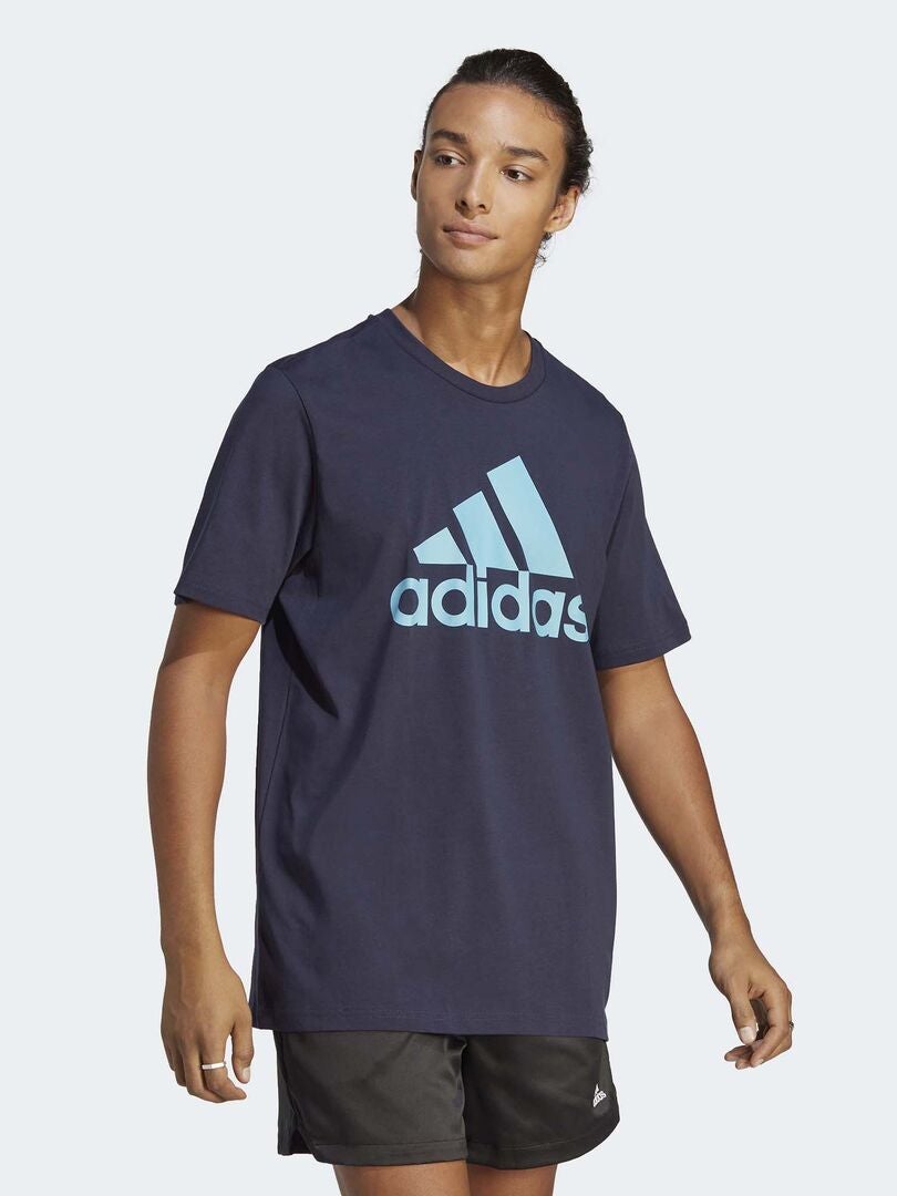 T-shirt 'Adidas' de gola redonda AZUL - Kiabi