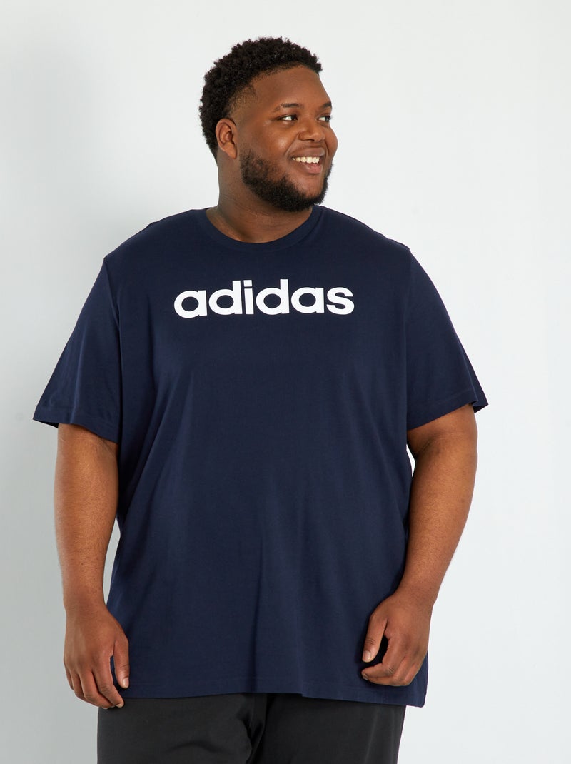 T-shirt 'Adidas' de gola redonda AZUL - Kiabi