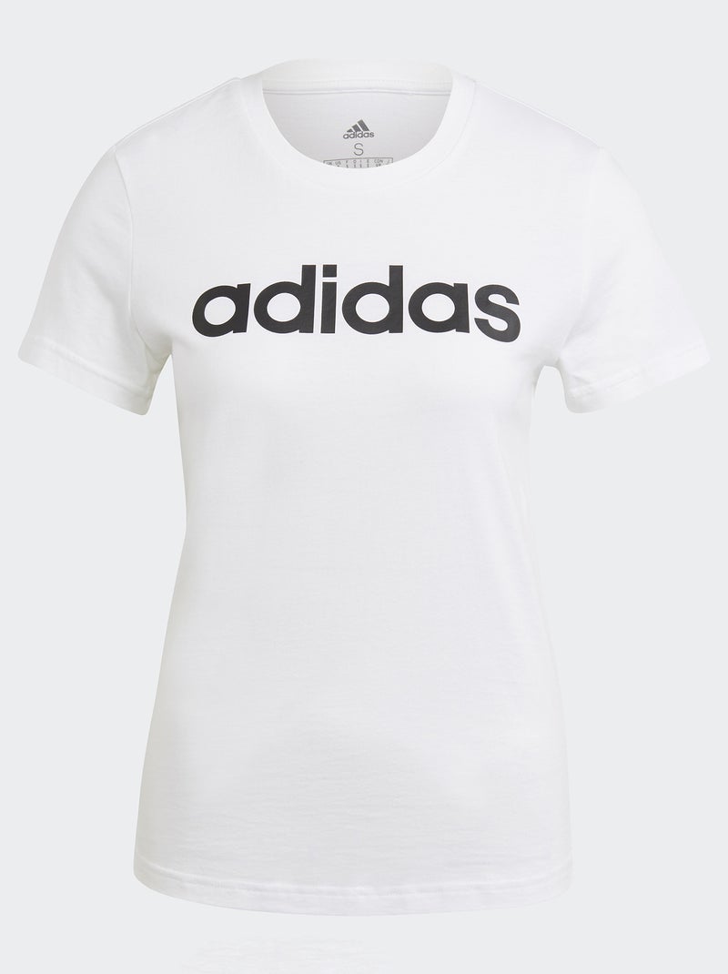 T-shirt 'adidas' de gola redonda BRANCO - Kiabi