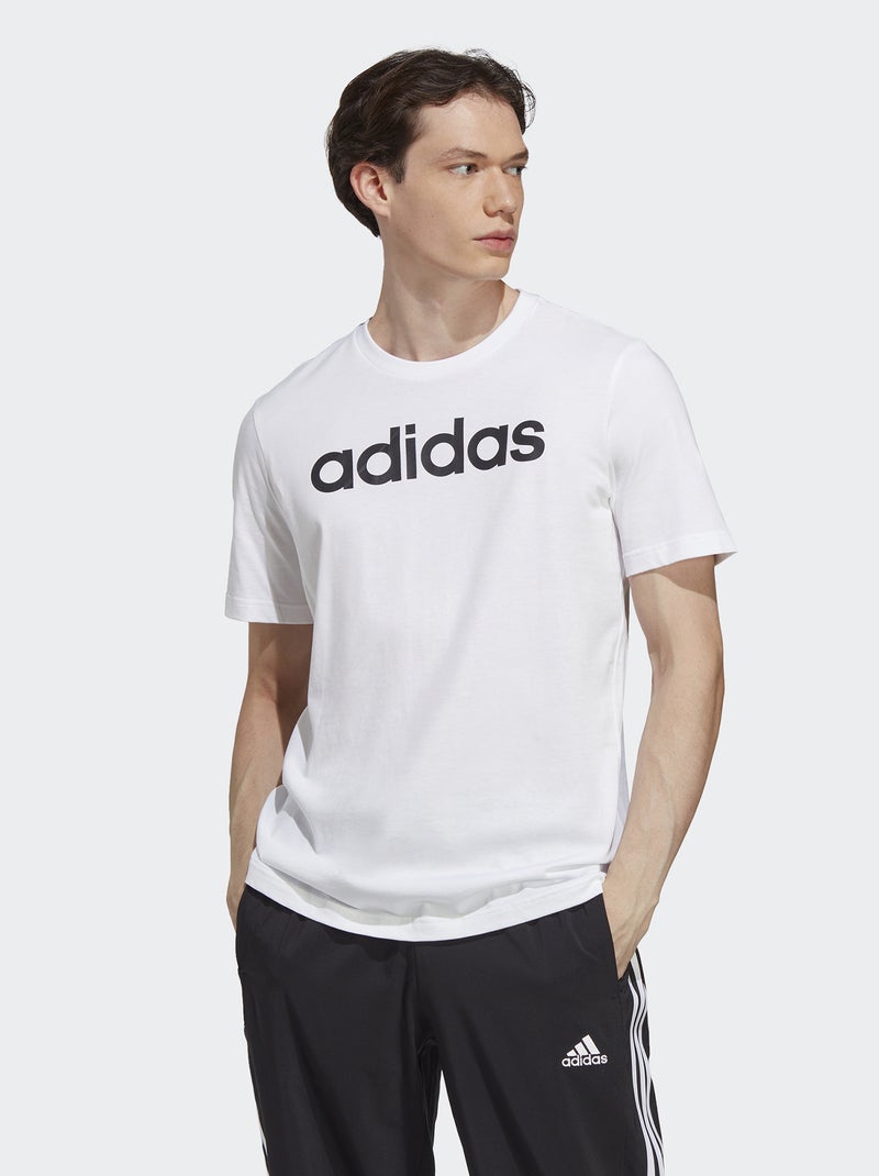 T-shirt 'adidas' de gola redonda BRANCO - Kiabi