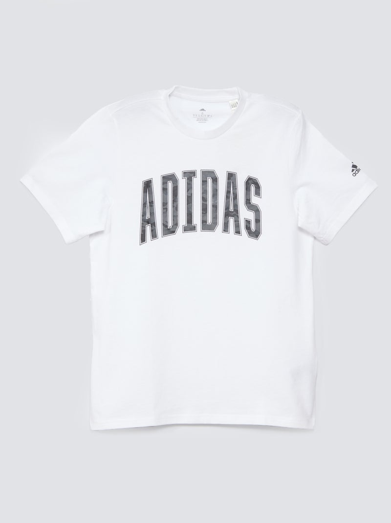 T-shirt 'Adidas' de gola redonda BRANCO - Kiabi