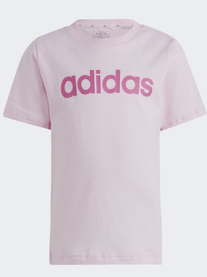 T-shirt 'Adidas' de gola redonda ROSA - Kiabi