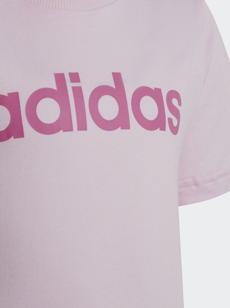 T-shirt 'Adidas' de gola redonda ROSA - Kiabi