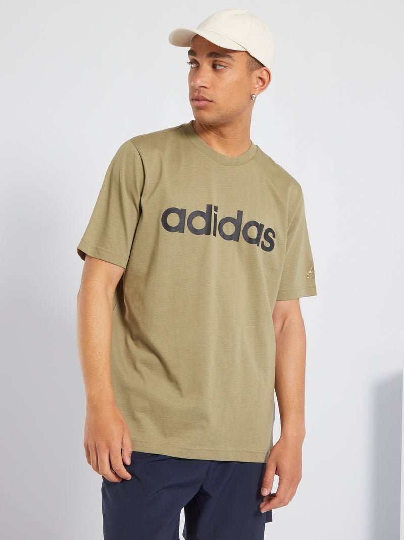 T-shirt 'Adidas' de gola redonda VERDE - Kiabi
