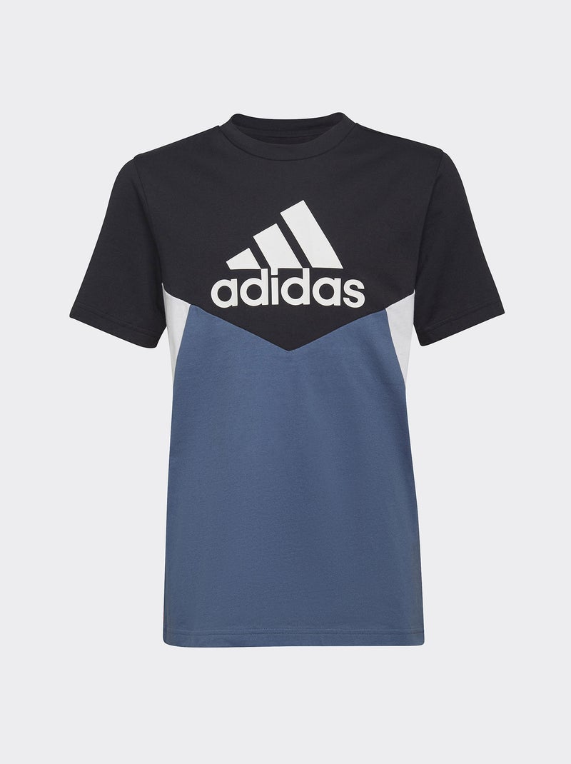 T-shirt 'adidas' em jersey color-block AZUL - Kiabi