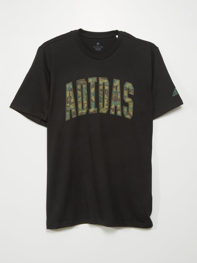 T-shirt 'Adidas' em jersey PRETO - Kiabi