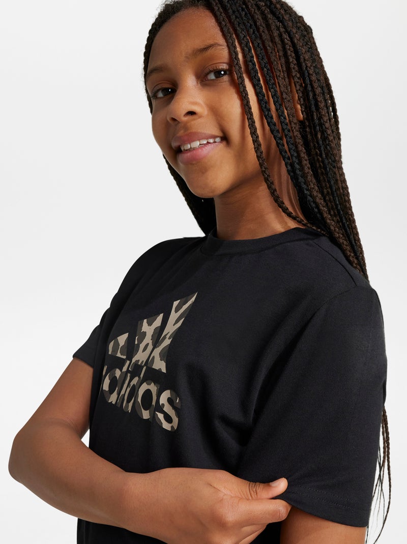 T-shirt 'adidas' leopardo PRETO - Kiabi