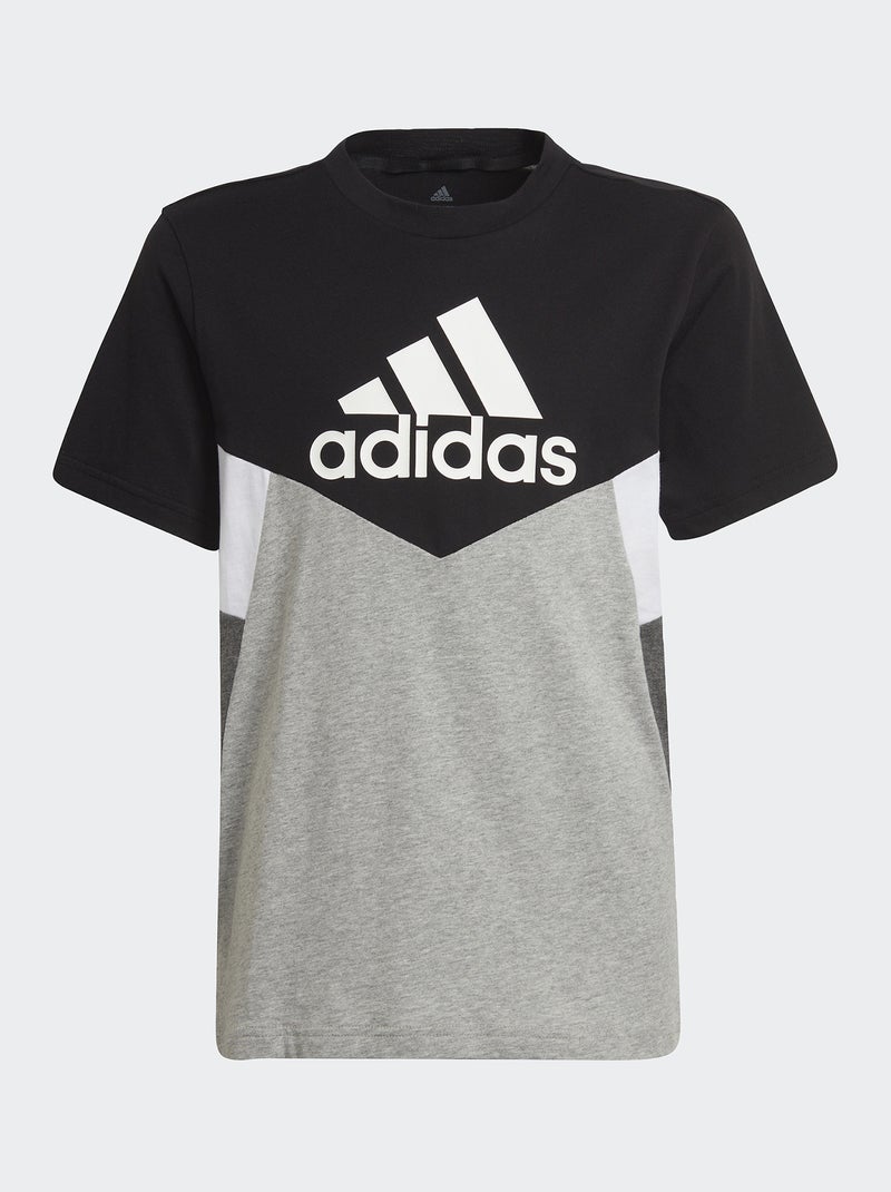 T-shirt 'Adidas' tipo 'color-block' CINZA - Kiabi