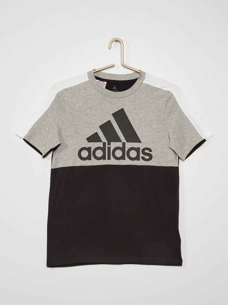 T-shirt 'Adidas' tricolor PRETO - Kiabi