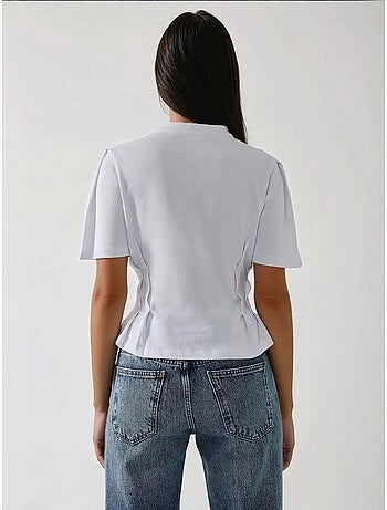 T-shirt ajustada com gola redonda hiccup
