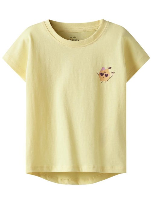 T-shirt Amarela para Menina Name It Capsl - Kiabi