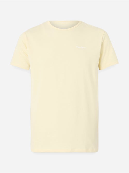 T-shirt amarelo básico original pepe jeans para homem pm508212 - Kiabi T-shirt amarelo básico original pepe jeans para homem pm508212 - Kiabi