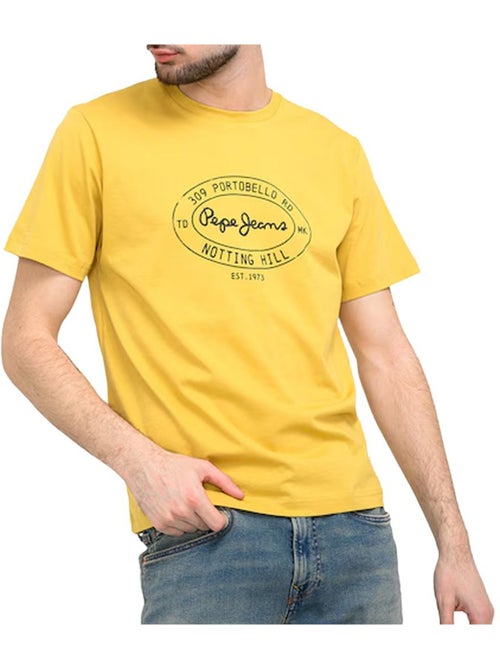 T-Shirt Amarelo Masculino Pepe Jeans Original - Kiabi T-Shirt Amarelo Masculino Pepe Jeans Original - Kiabi