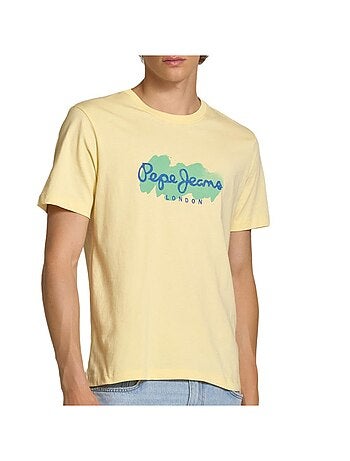 T-shirt Amarelo para Homem Pepe Jeans Milton