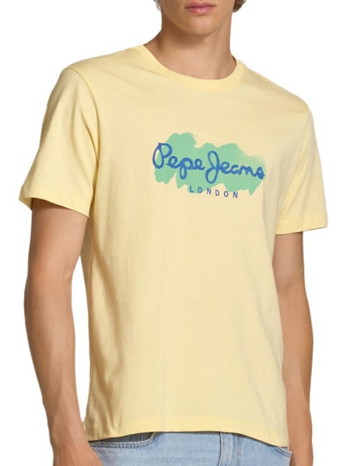 T-shirt Amarelo para Homem Pepe Jeans Milton - Kiabi T-shirt Amarelo para Homem Pepe Jeans Milton - Kiabi
