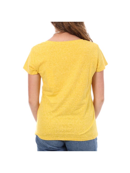 T-shirt Amarelo Teddy Smith Narcy para Mulher - Kiabi T-shirt Amarelo Teddy Smith Narcy para Mulher - Kiabi