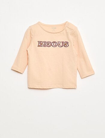 T-shirt animado em algodão