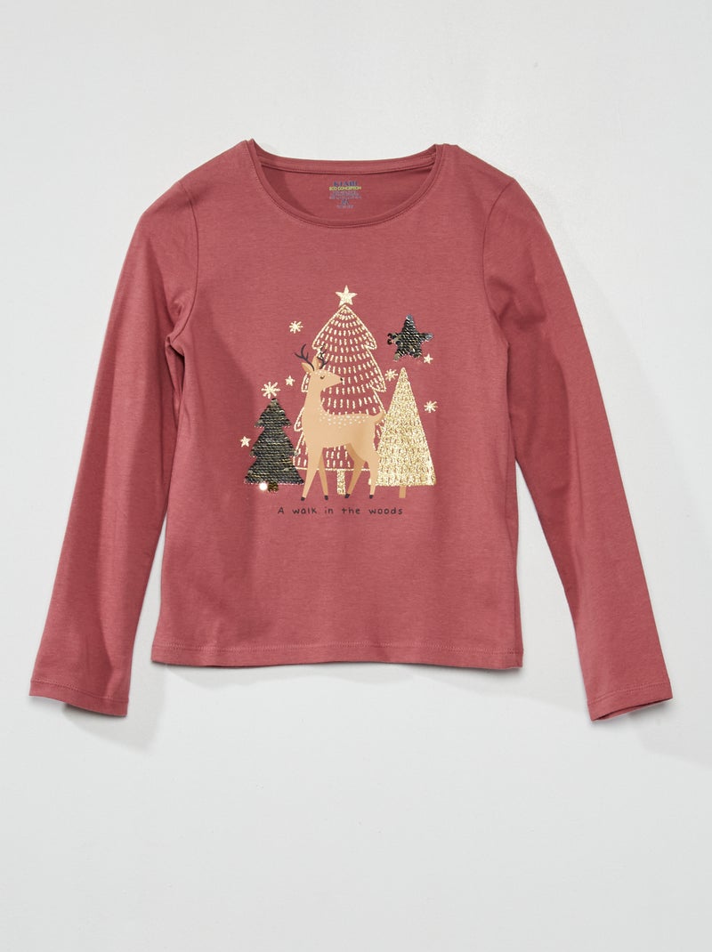 T-shirt  'animais' ROSA - Kiabi