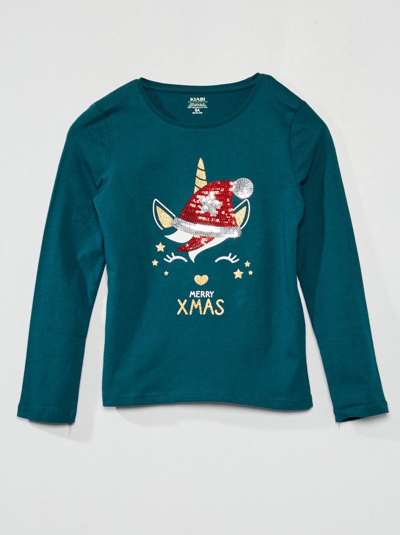 T-shirt  'animais' VERDE - Kiabi