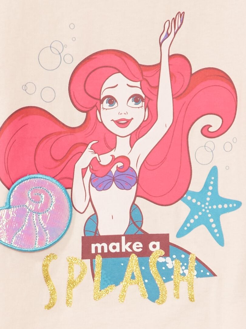 T-shirt 'Ariel, a pequena sereia' 'Disney' Rosa - Kiabi