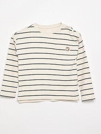 T-shirt às riscas - coleção fácil de vestir