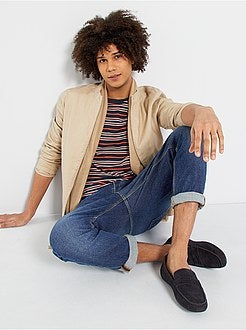 T-shirt às riscas de 'conceção ecológica' - Kiabi