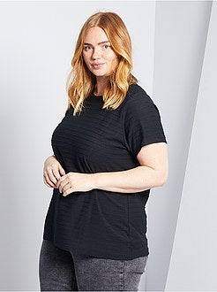 T-shirt às riscas - Kiabi