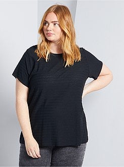 T-shirt às riscas - Kiabi