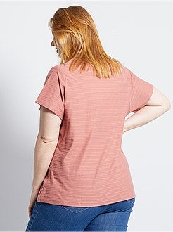 T-shirt às riscas - Kiabi