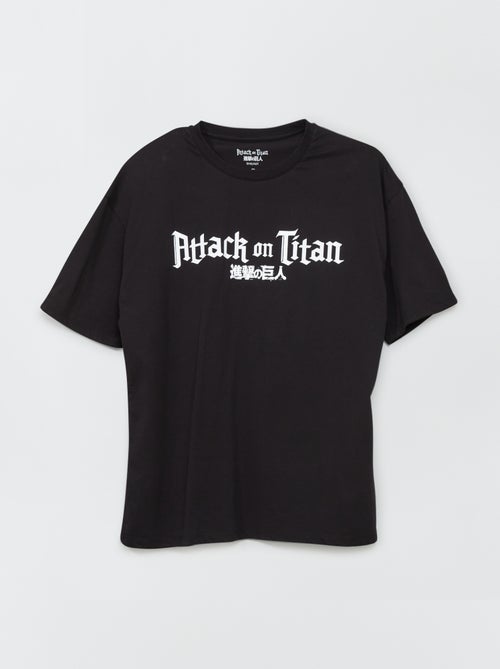 T-shirt 'Ataque dos Titãs' oversize em jersey - Kiabi