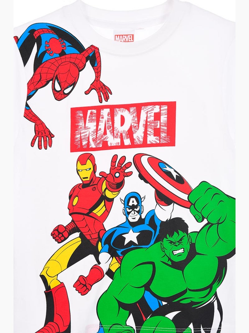 T-shirt avengers branco menino | licença oficial Branco - Kiabi