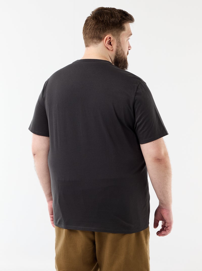 T-shirt 'Avengers' de manga curta Preto - Kiabi